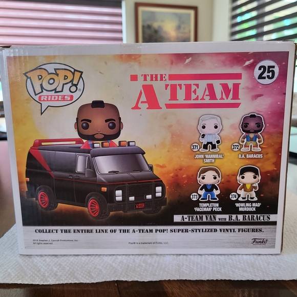Funko Pop! Rides A-Team Van with Black and Red Design - Picture 4 of 8